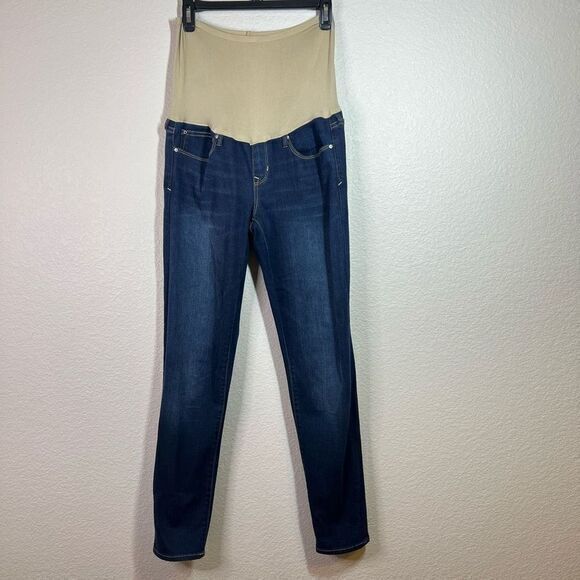 Gap‎ Maternity Womens 1969 Legging Jeans Stretch Pull On Denim Blue Size 28/6R - Picture 1 of 10